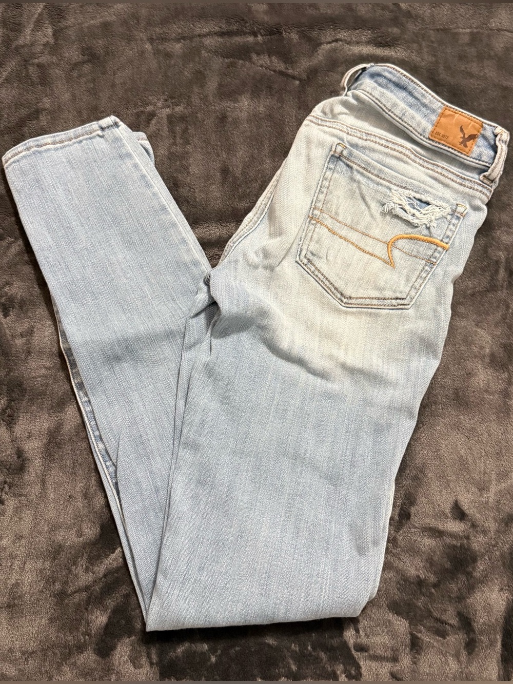 American Eagle Outfitters Pale Wash Skinny Jeans